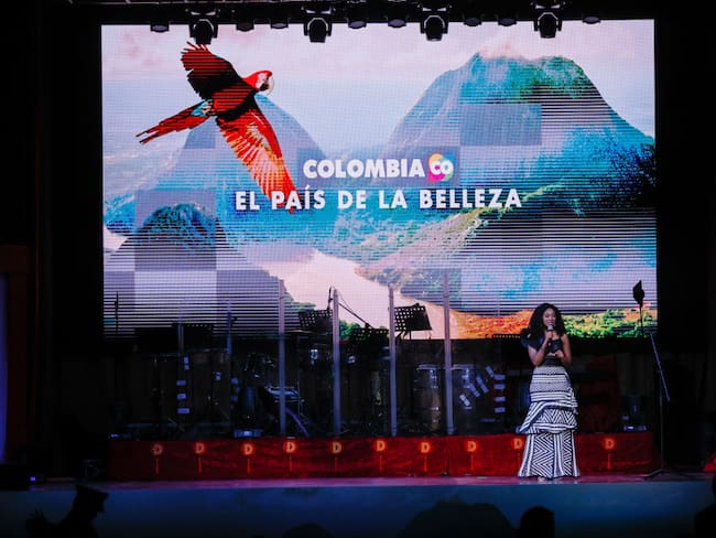 Presentación marca país llamada ‘Colombia, el país de la belleza’. Foto:  Juancho Torres/Anadolu Agency via Getty Images.