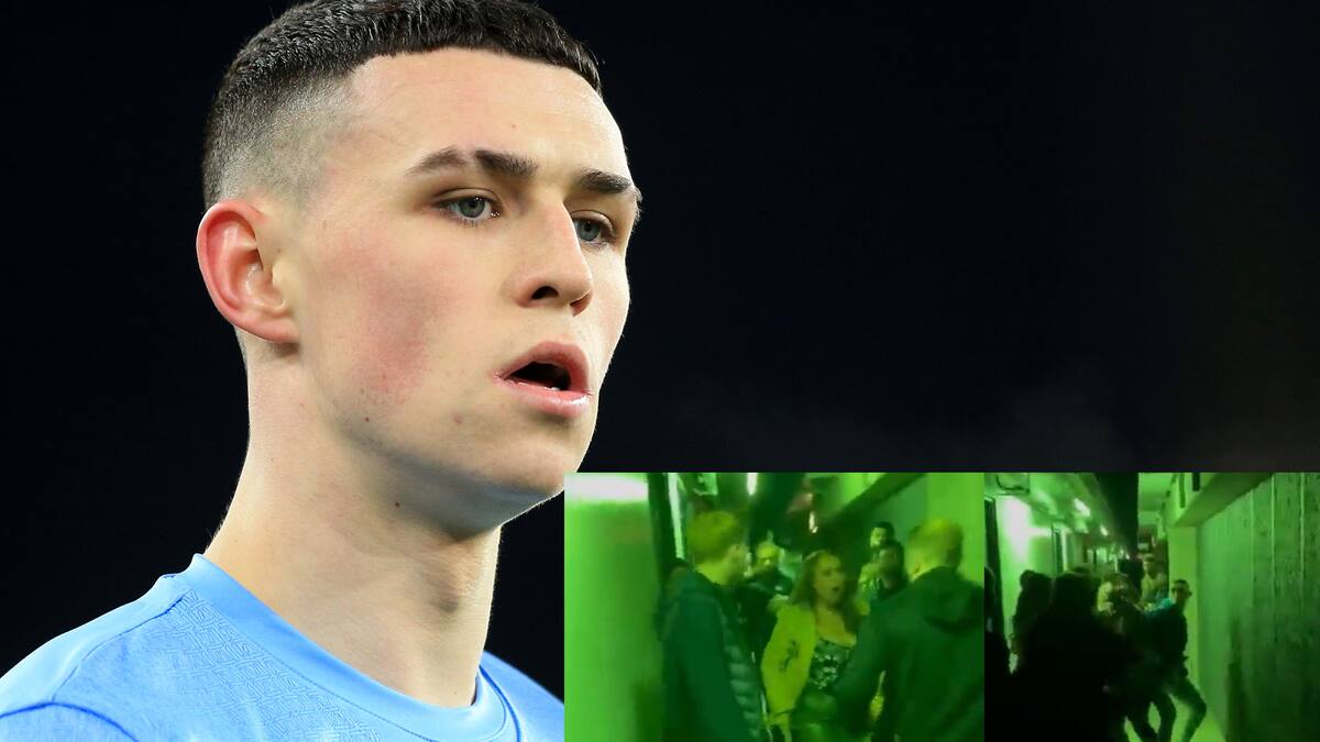 Video: Brutal puñetazo le dieron a la madre del jugador del Manchester City Phil Foden
