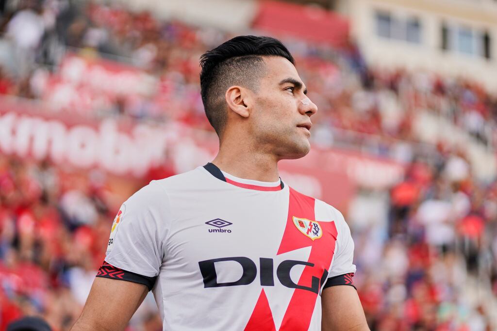 Radamel Falcao del Rayo Vallecan.. (Photo by Rafa Babot/Getty Images)