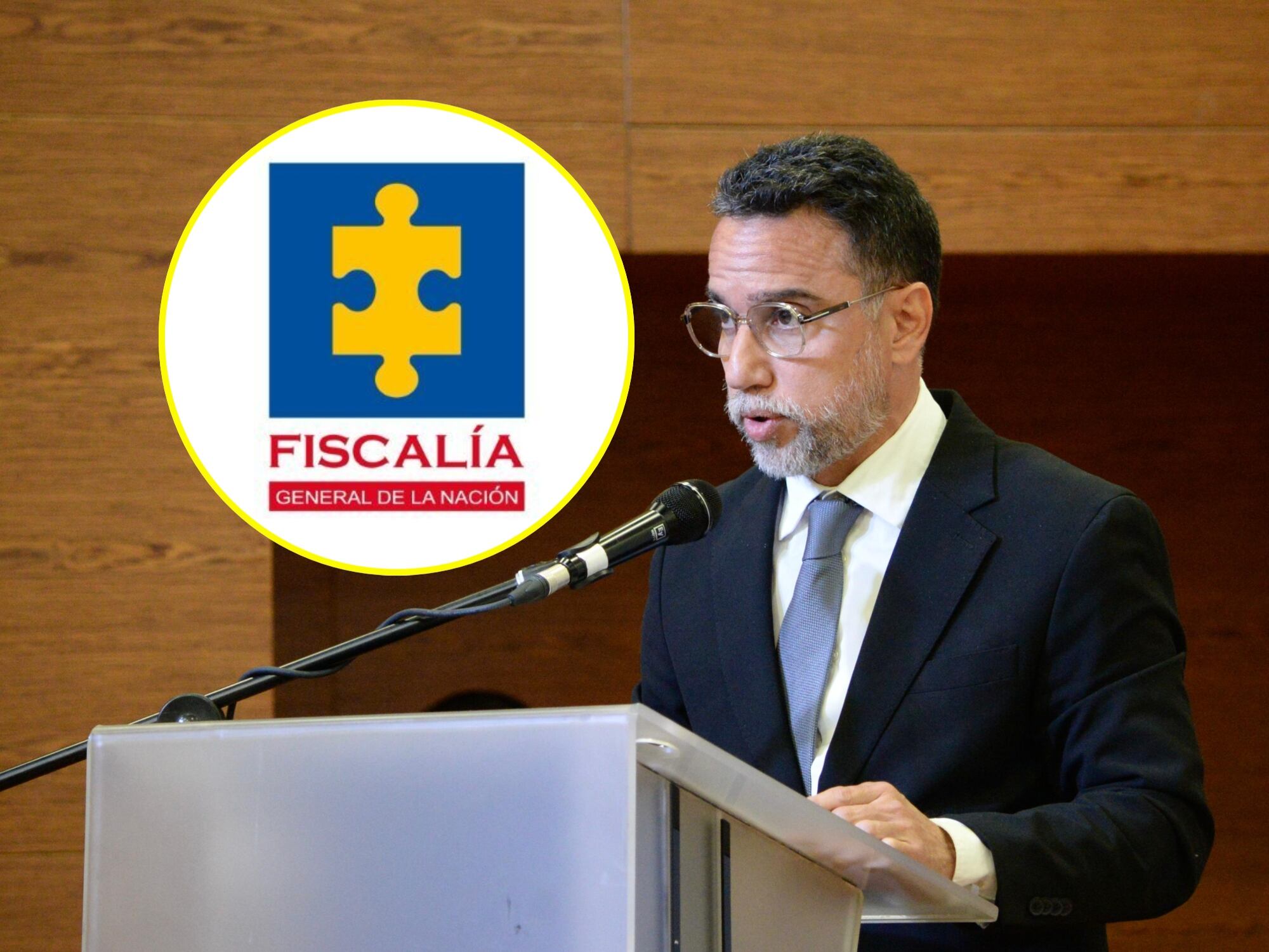 Fiscalía y Marcio Melgosa. Fotos: X @FiscaliaCol / Contraloría General de la República