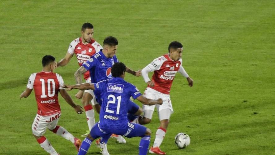 Santa Fe y Millonarios se enfrentaron en el Estadio El Campin, en el juego válido por la 14 fecha de la Liga BetPlay ll 2021