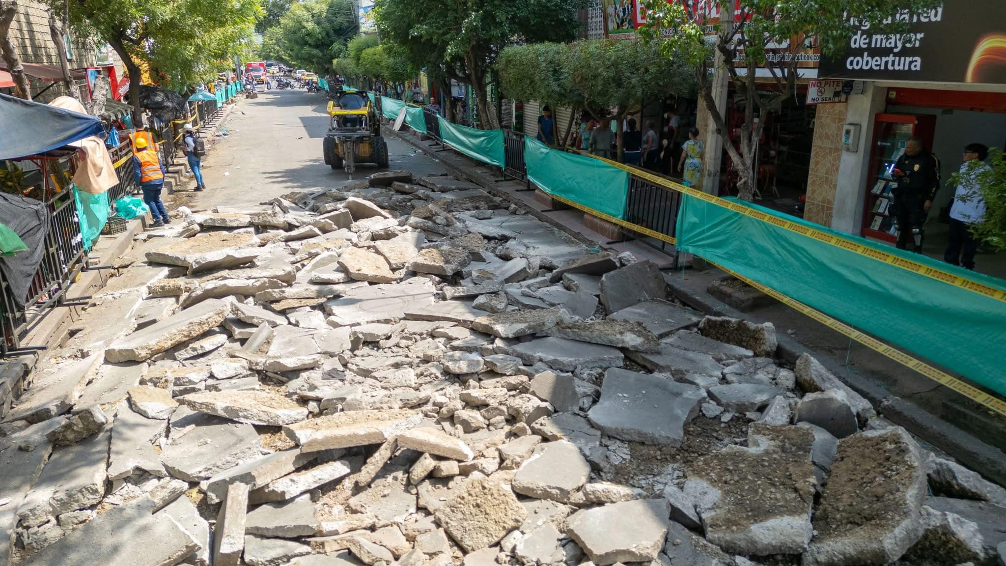 Obras de pavimentación en Cúcuta / Foto: Cortesía - Alcaldía de Cúcuta. 