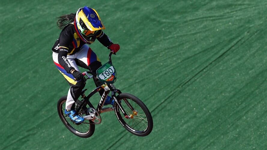 La deportista Mariana Pajón. Foto: Associated Press - AP