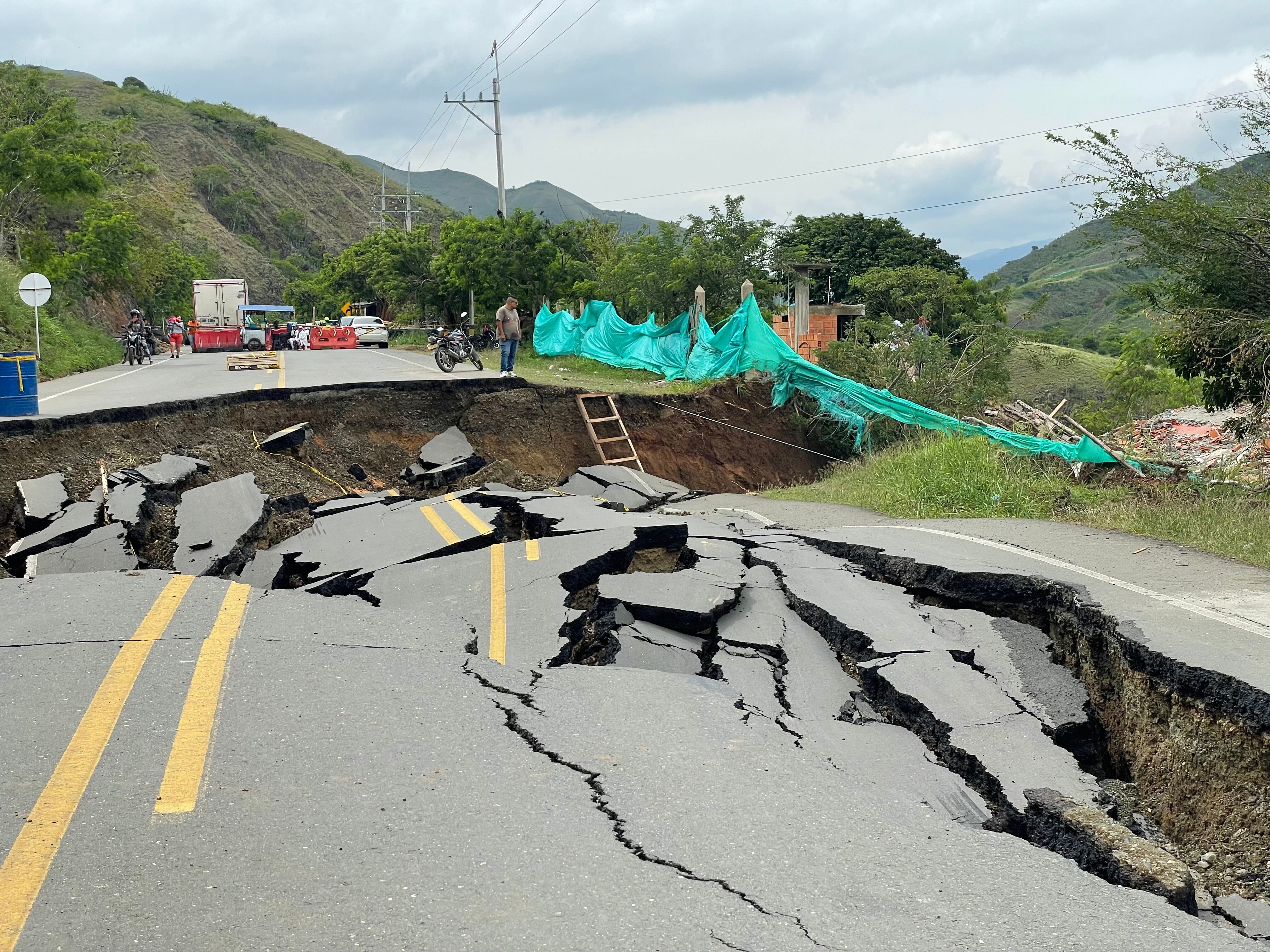 Vía Cali - Buenaventura. Foto: W Radio.