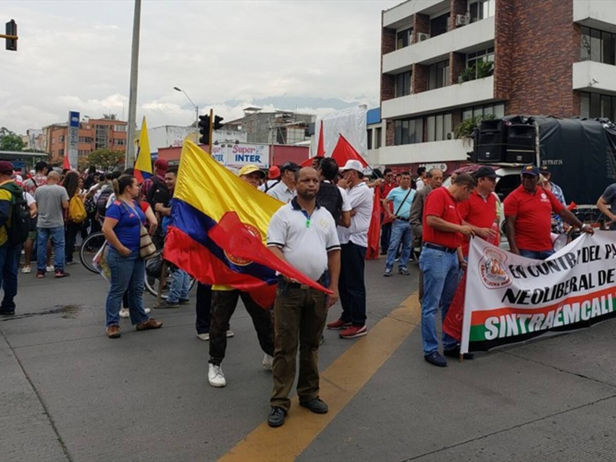 Caleños marcharon pacíficamente hasta el centro de la ciudad