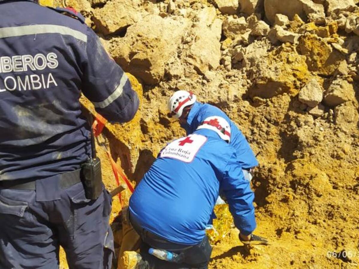 Alud en una obra de apartamentos dejó un trabajador muerto en Tunja