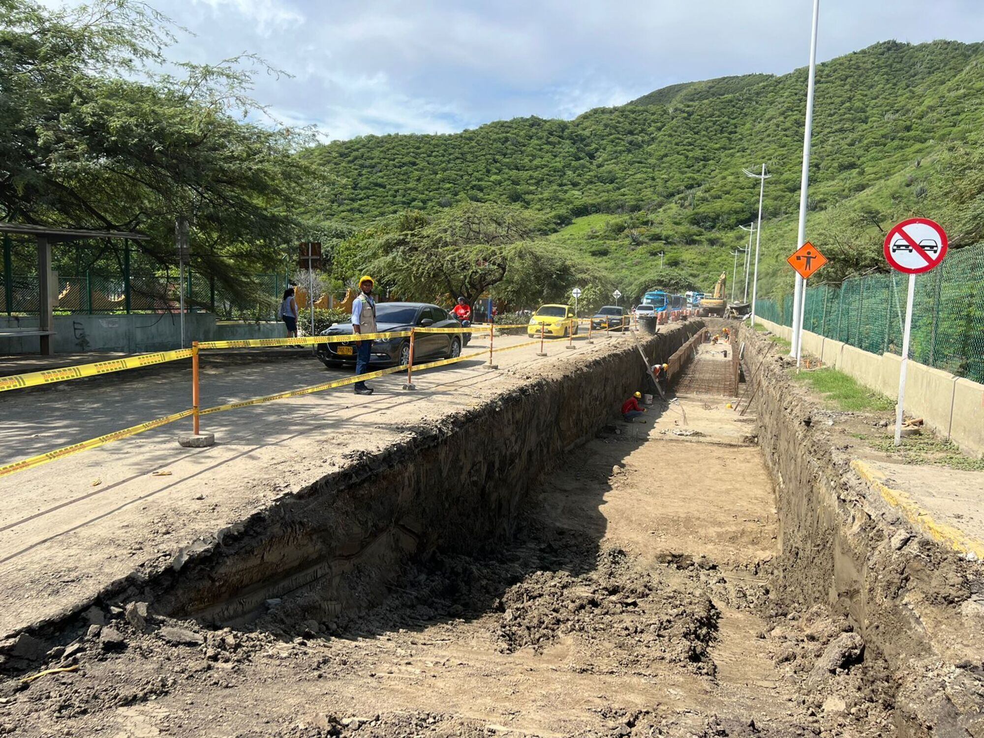 Trabajos en el Ziruma. Foto: Cortesía Ruta del Sol.