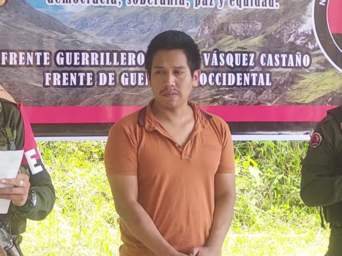 El ELN dejó en libertad al estudiante que secuestró hace dos meses en el Cauca