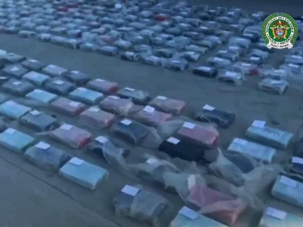 Incautada en Santa Marta lancha con 540 kilos de cocaína