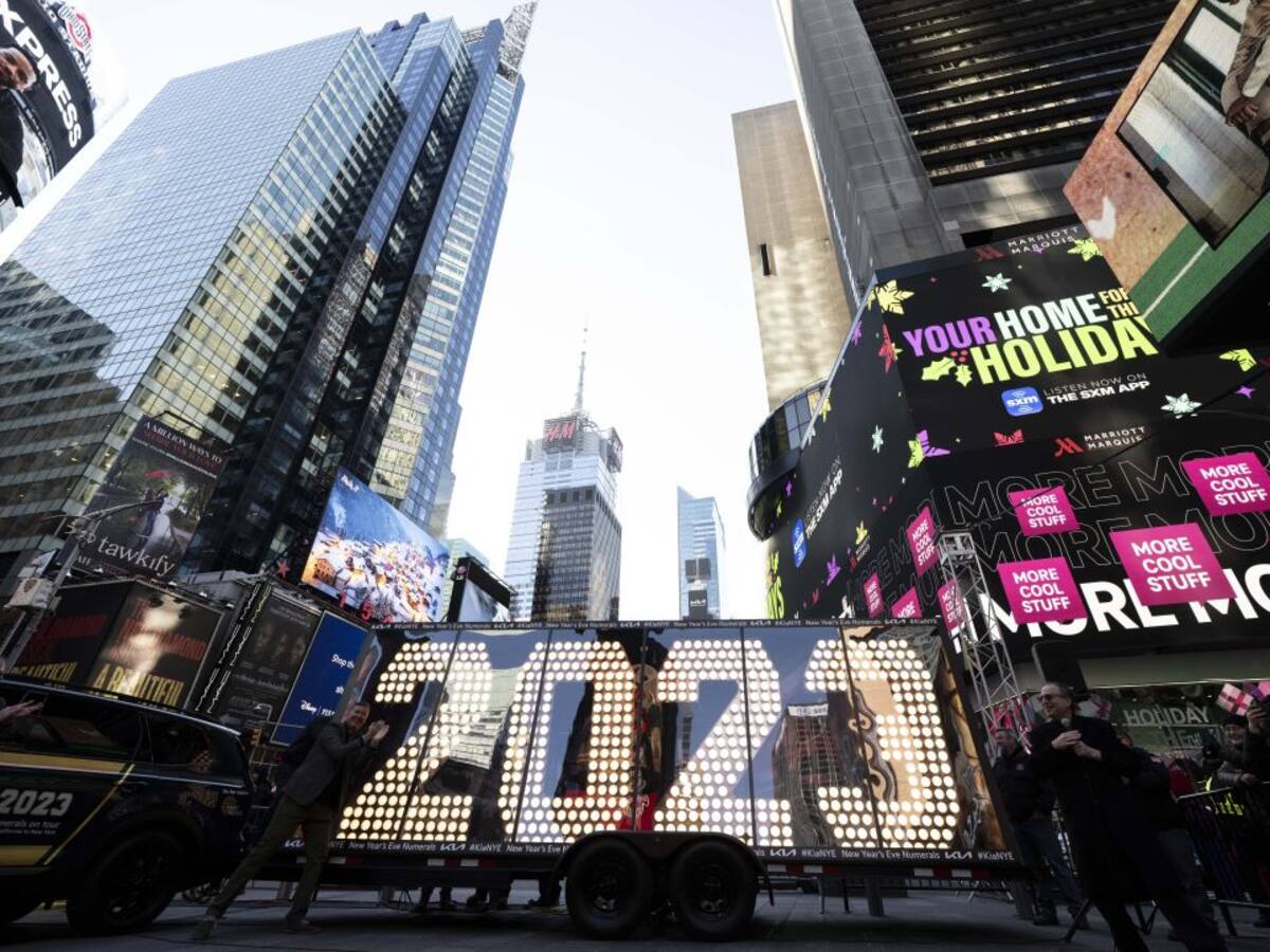 Empieza la cuenta regresiva para la celebración de Año Nuevo en Times Square