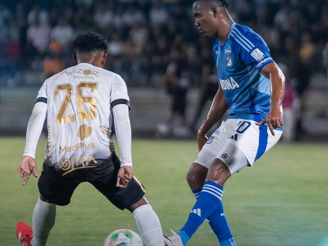 Millonarios no sostuvo el resultado en Villavicencio: Llaneros le empató 2-2 con gol a último minuto. Foto: Millonarios Twitter.