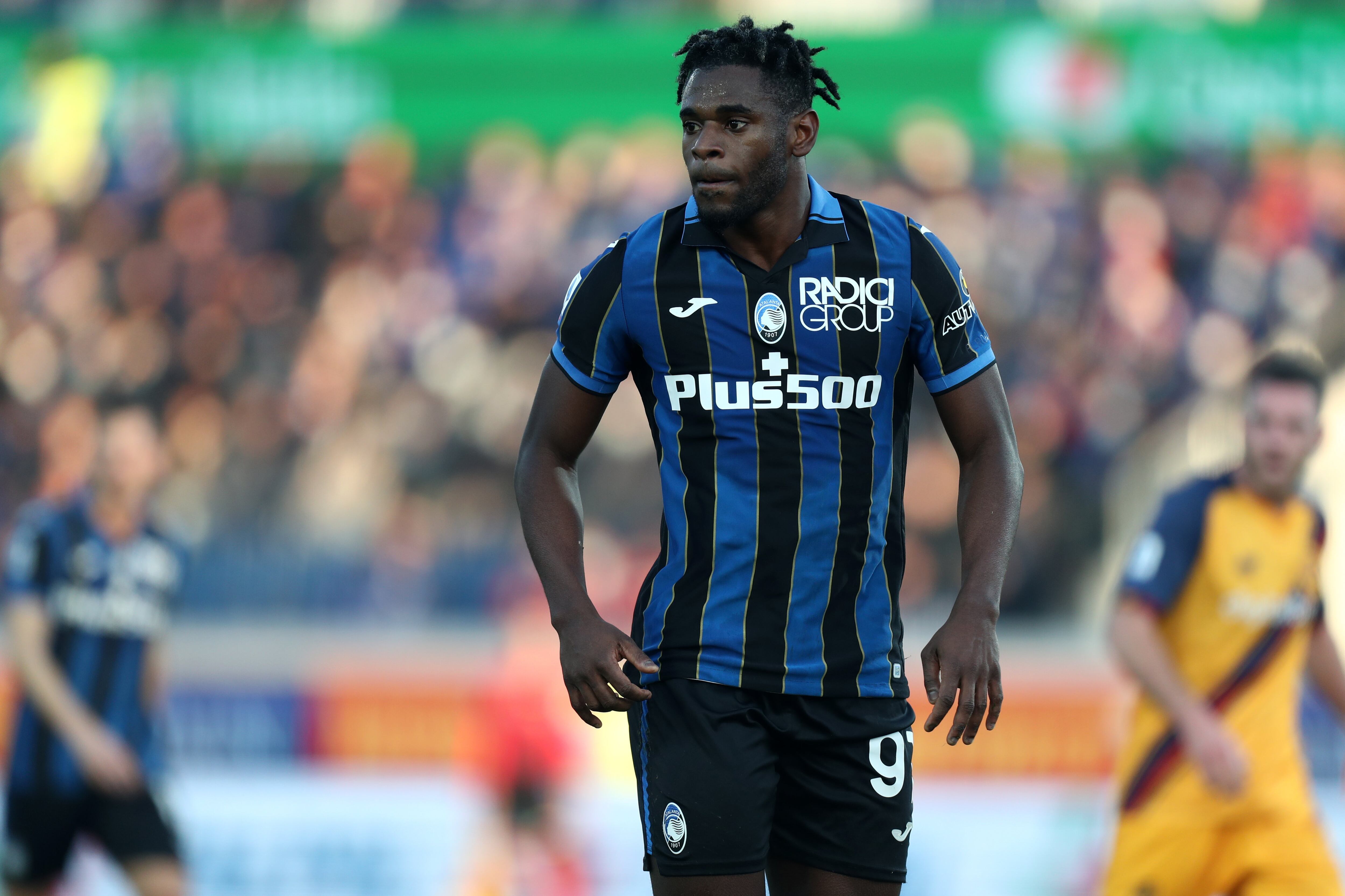 Duván Zapata en el partido contra A.S Romas / Foto: Getty Images