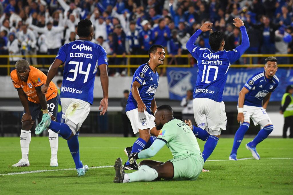 Millonarios vs. Universidad Catolica. Copa CONMEBOL Libertadores 2023. Foto: Daniel Munoz/VIEWpress.