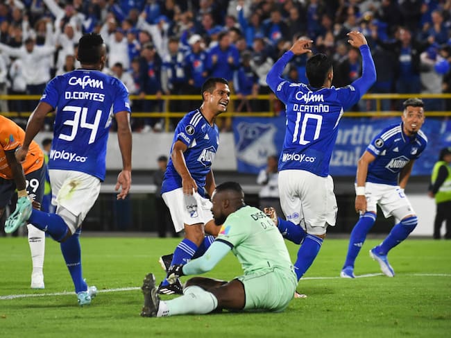 Millonarios vs. Universidad Catolica. Copa CONMEBOL Libertadores 2023. Foto: Daniel Munoz/VIEWpress.