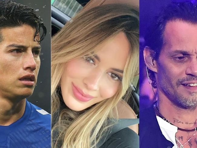 ¿Y James? Fotos de Shannon De Lima junto a Marc Anthony levantaron polémica . Foto: Getty Images e Instagram @shadelima