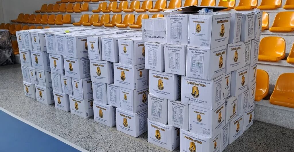Ayudas humanitarias en Supía, Caldas. Foto: Facebook Alcaldía de Supía Caldas.