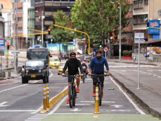 Imagen de referencia de bicicletas en Bogotá. Foto: Colprensa.