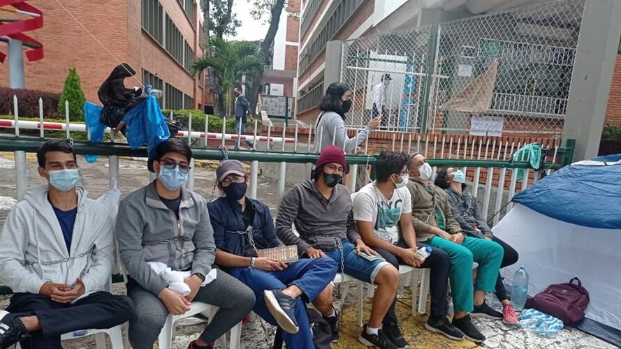 ENCADENADOS UIS. Foto: Suministrada.