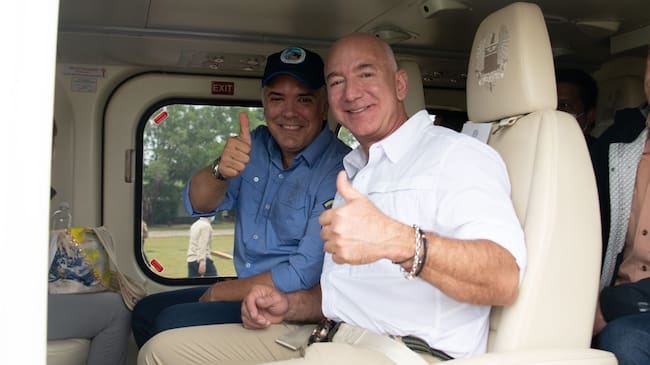 Iván Duque y Jeff Bezos visitarán áreas ambientales protegidas en Colombia