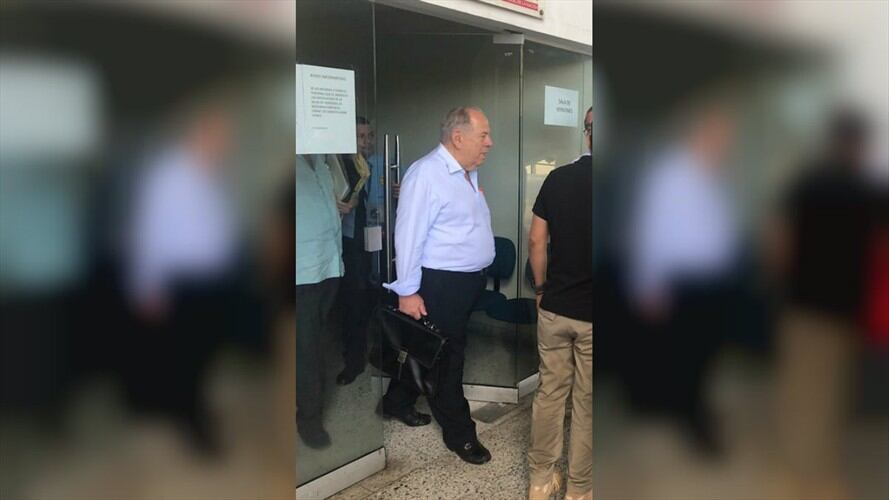 El empresario Julio Gerlein asistió a la audiencia por la presunta financiación a la llamada “Casa Blanca”. Foto: Colprensa