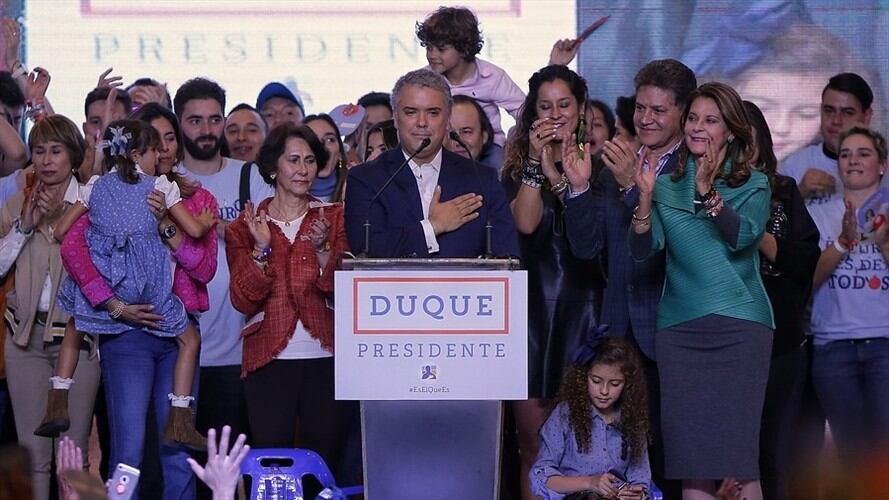 El presidente electo, Iván Duque