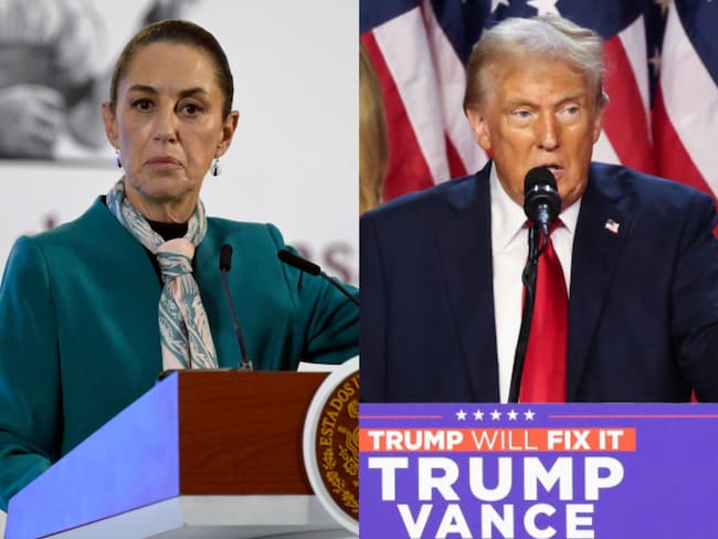Claudia Sheinbaum y Donald Trump. Foto: Archivo/ Getty Images.