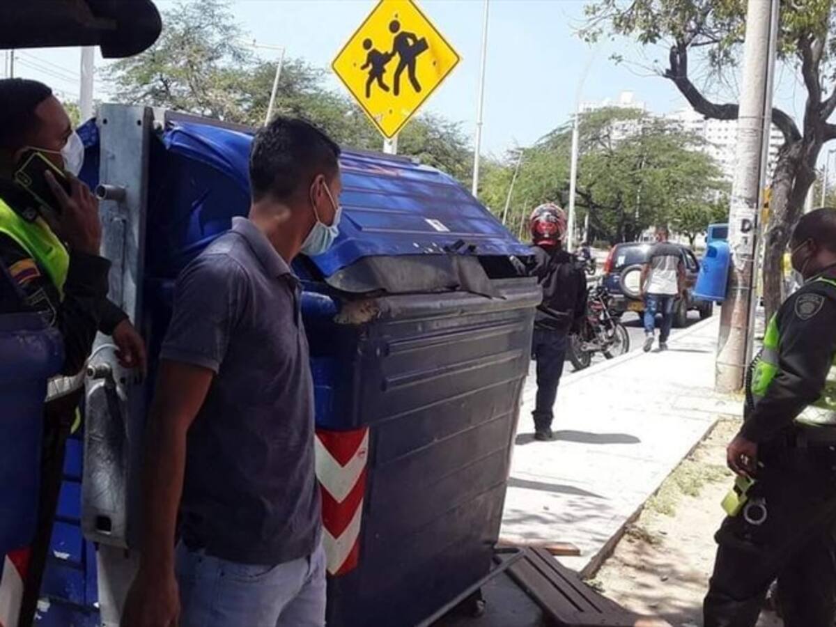 Encuentran un feto de 6 meses de gestación en un contenedor de basura en Santa Marta