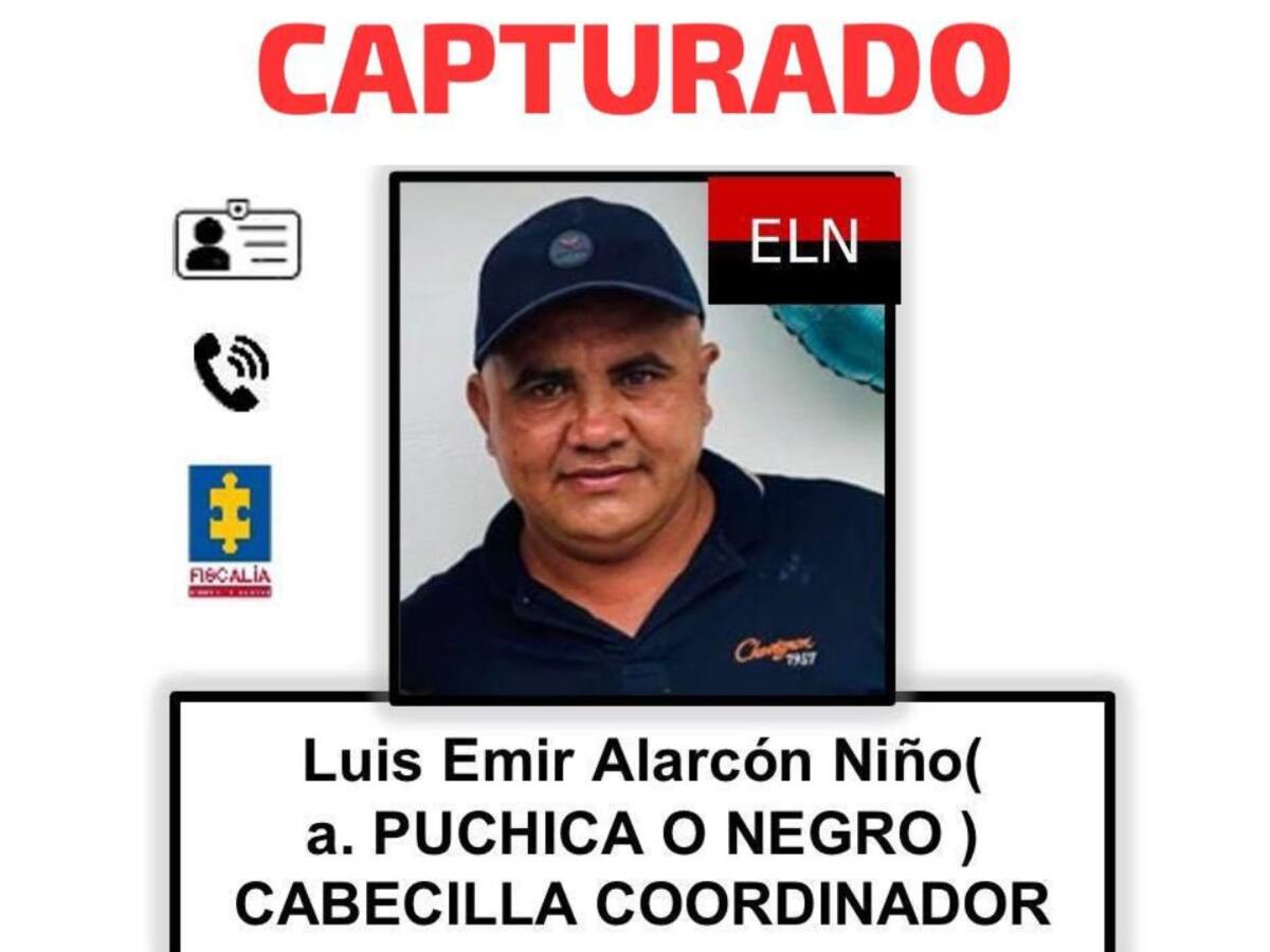 Capturados seis integrantes del ELN que integrarían una red ilegal de robo de hidrocarburos