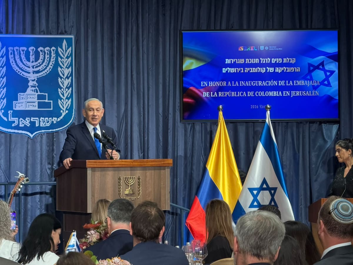 Netanyahu tras apertura de Embajada colombiana: Latinoamérica vuelve a tener simpatía por nosotros