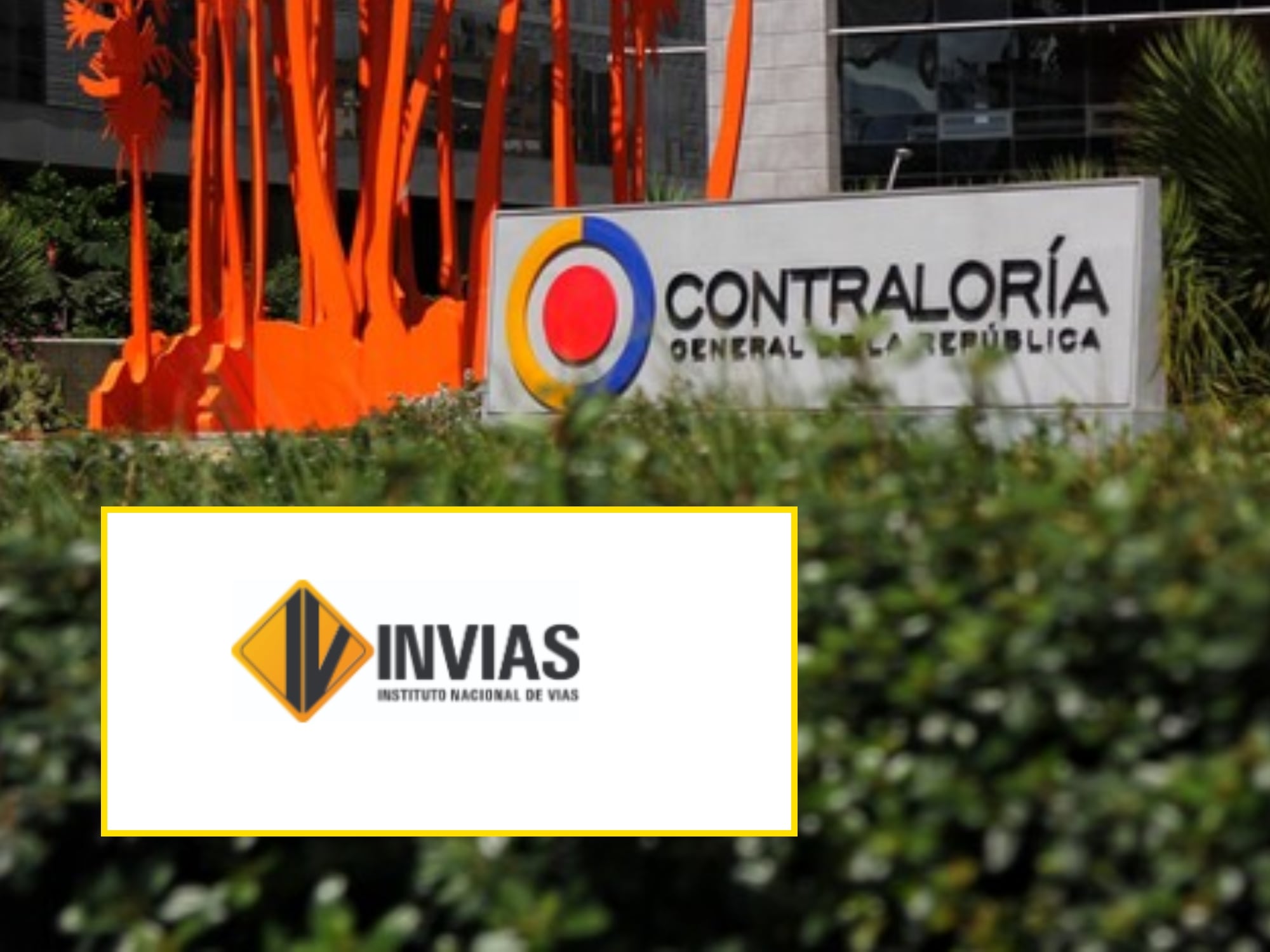 Contraloría e Invías. Foto: (Colprensa - Álvaro Tavera) / Invías