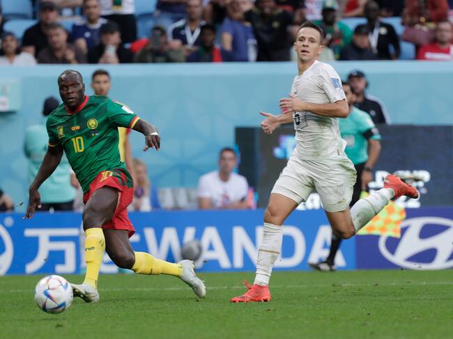 Camerún y Serbiaigualaron 3-3 en la segunda fecha del Grupo G del Mundial Qatar 2022.