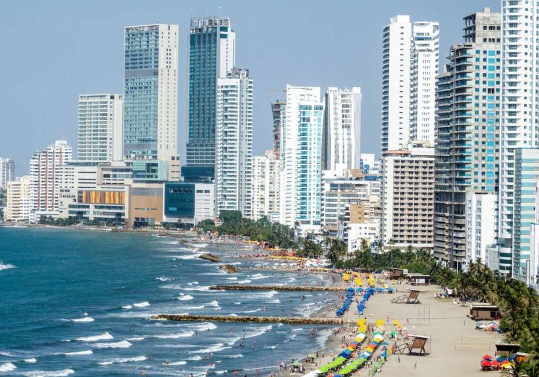 Playas de Bocagrande, sector turístico de Cartagena. Crédito: Archivo