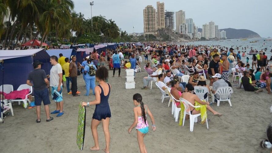 160.000 turistas llegaron a Santa Marta durante Semana Santa. Foto: Cortesía Alcaldía de Santa Marta.