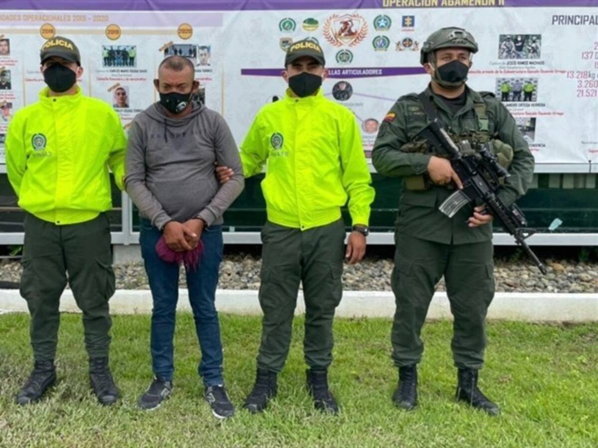 A la cárcel presunto cabecilla seudopolítico del Clan del Golfo en Urabá y Córdoba