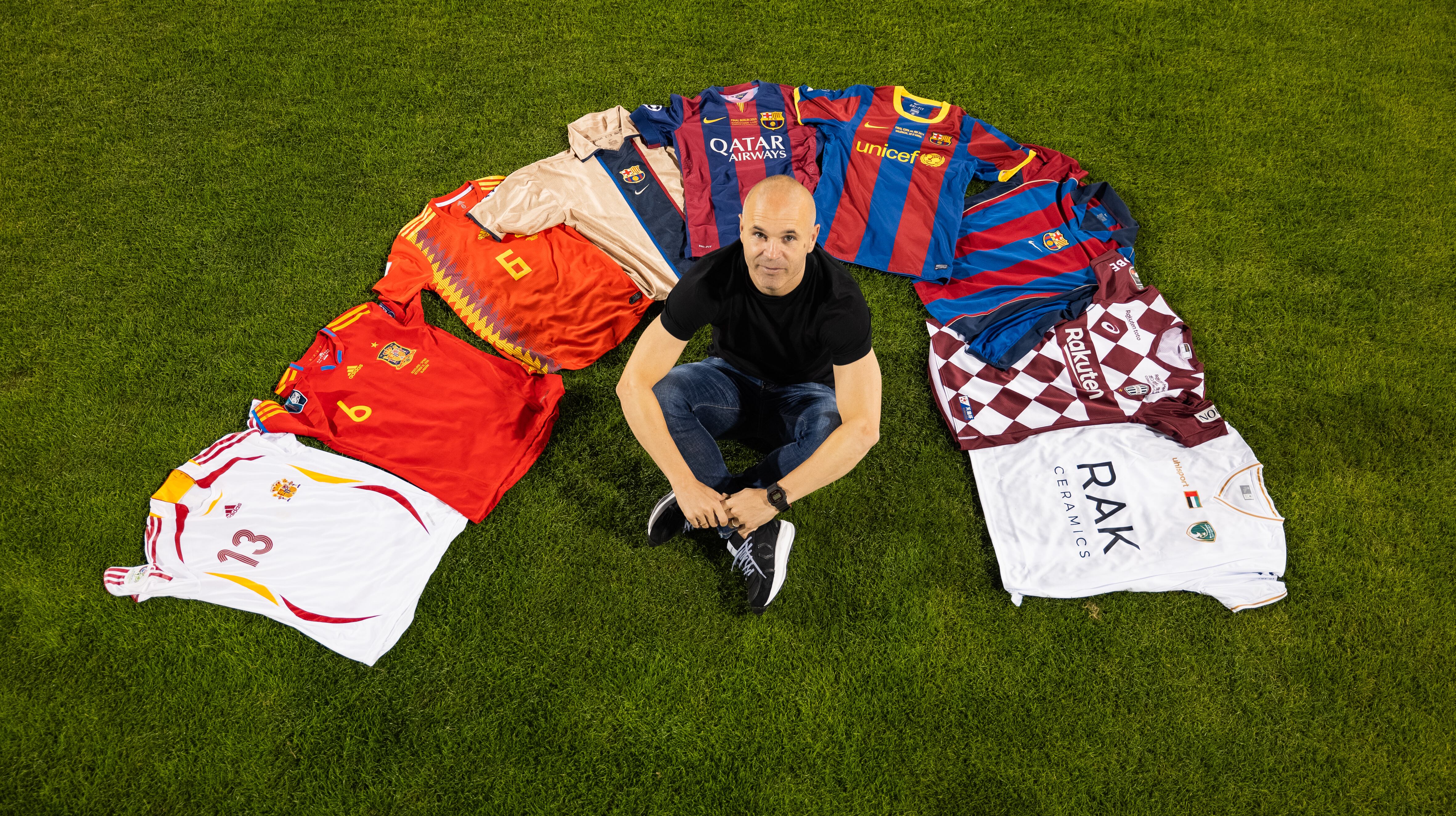 Andrés Iniesta llega a los 40 años a su partido 1.000 como futbolista profesional. Foto:
