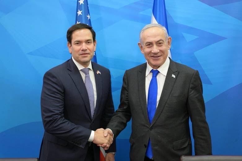 Marco Rubio y Benjamín Netanyahu | Foto: Prensa Marco Rubio