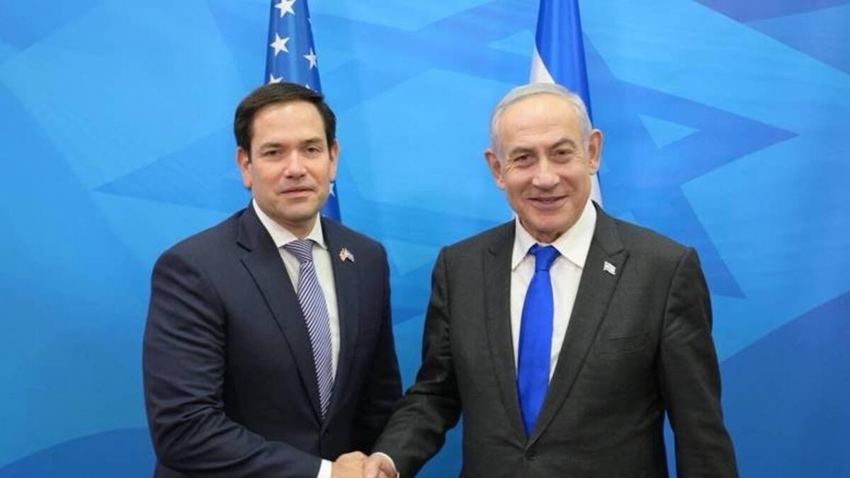 Senador Marco Rubio se reunió con Benjamín Netanyahu, primer ministro de Israel