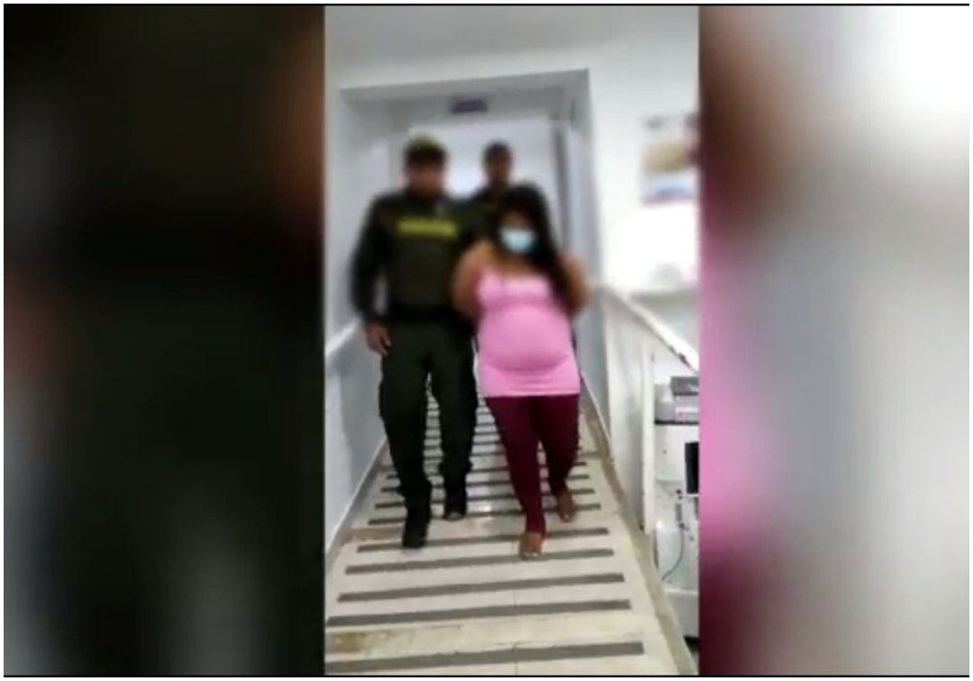 La mujer será presentada ante un Juez de Control de Garantías por el delito de secuestro simple. Crédito: Cortesía.