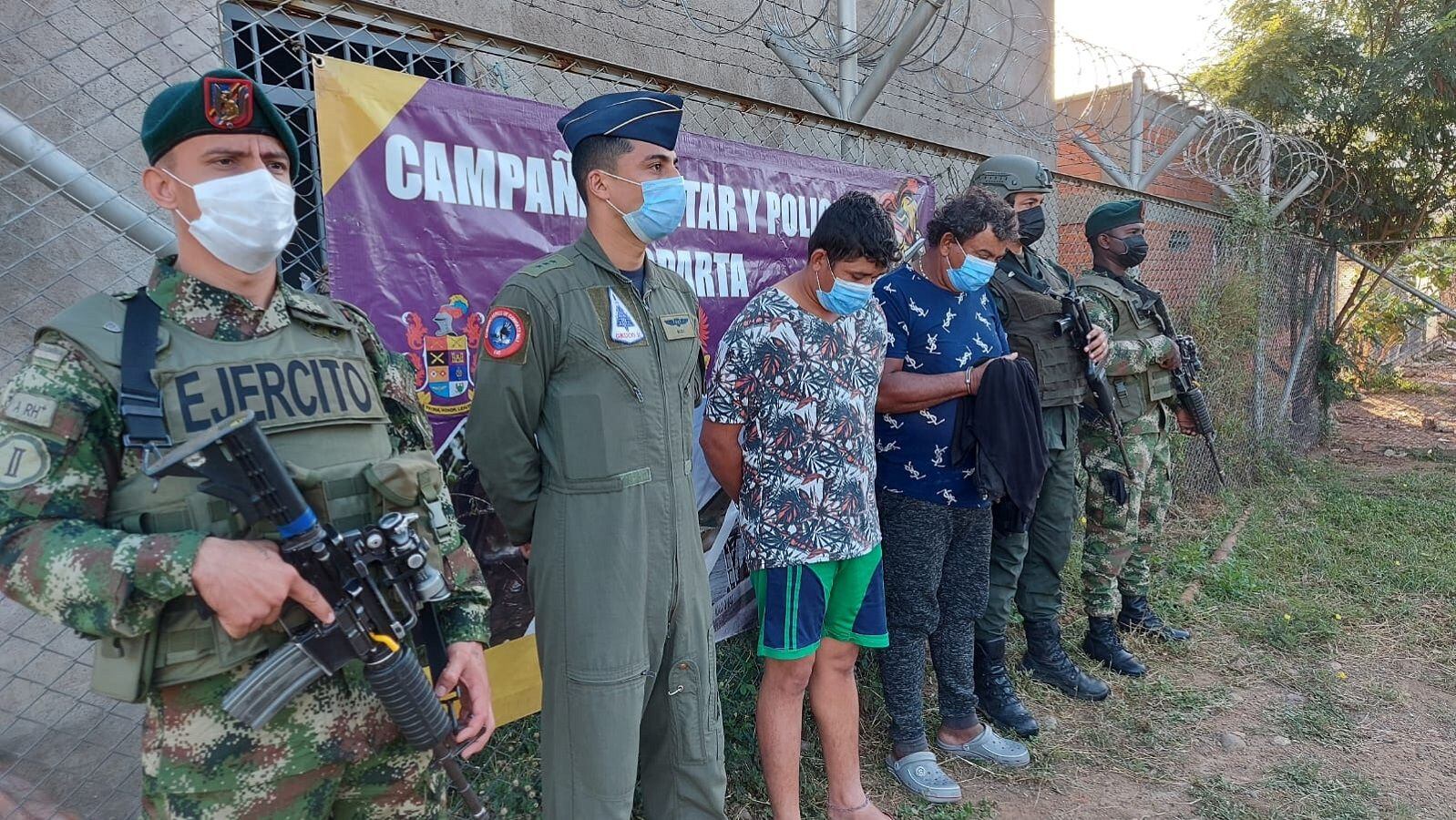 Ejército Nacional capturó a dos hombres en el municipio de Tibú, Norte de Santander