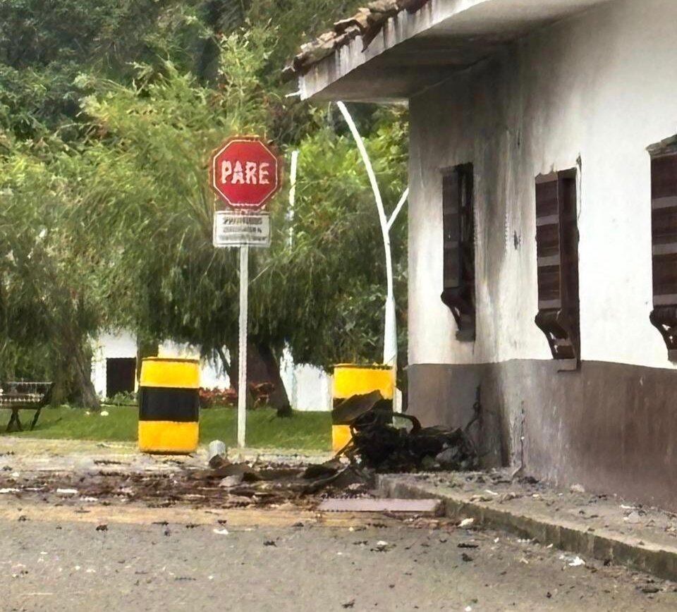 La explosión causó temor y zozobra en la población. Crédito: Red de Apoyo Cauca