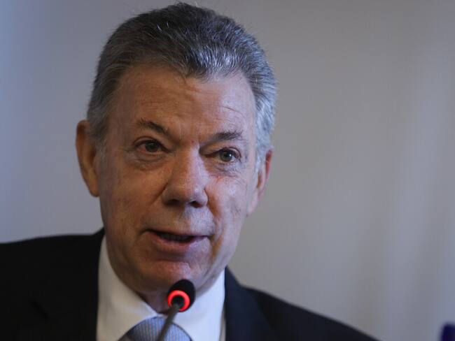 Expresidente Juan Manuel Santos. Foto: (Colprensa - Álvaro Tavera)