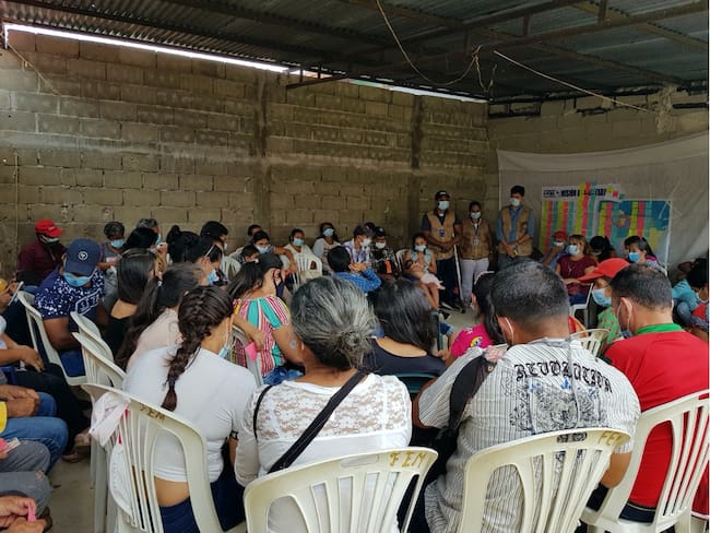 Denuncian ante JEP más de 30 casos de familias desplazadas que se fueron a Venezuela debido al conflicto. Foto: Cortesía: Instituto Capaz