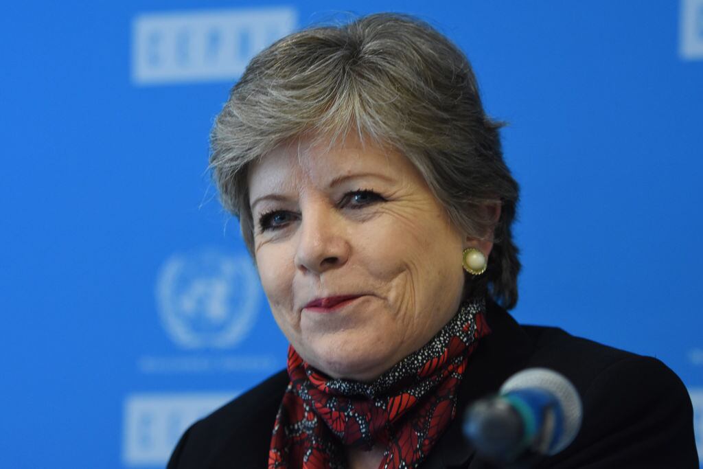 Alicia Barcena. (Photo by Carlos Tischler/NurPhoto via Getty Images)