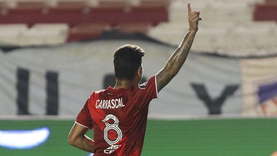 El precio que River le habría puesto a Jorge Carrascal. Foto: Ernesto Ryan/Getty Images