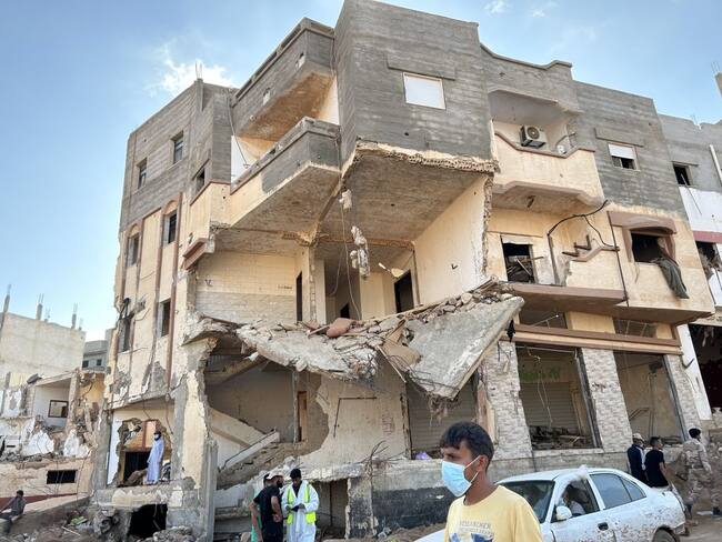 Desastre en Libia. Foto: Getty Images.