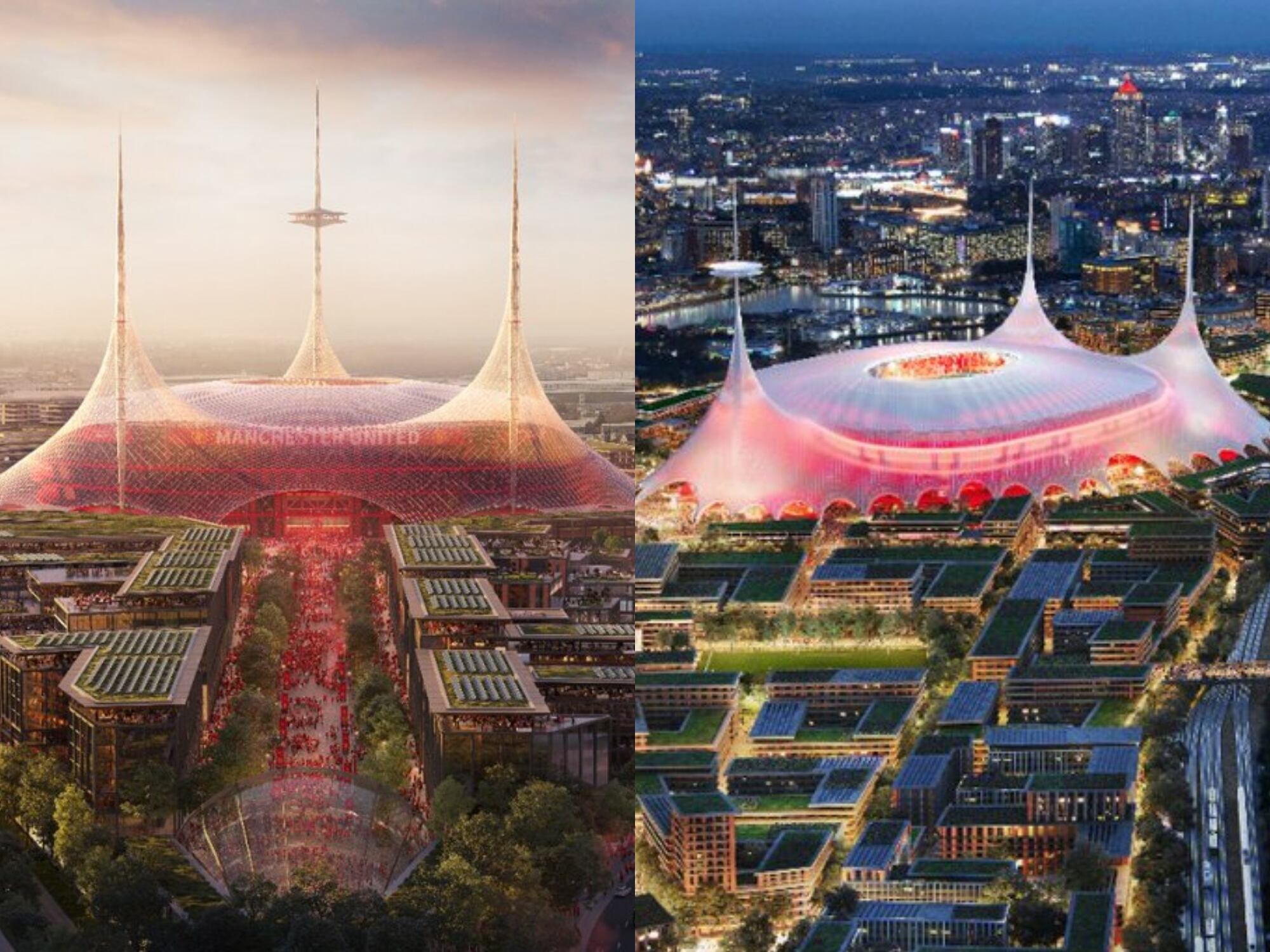 Manchester United anunció construcción de un estadio para 100.000 espectadores. Foto: Captura de pantalla.