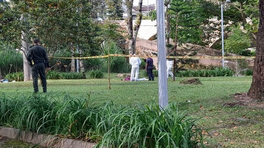 Muerte de un hombre en el Puente del Humilladero. Foto: Cortesía Javier Astaiza