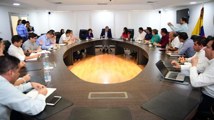 Carrasco en Girón. Foto: Gobernación de Santander.