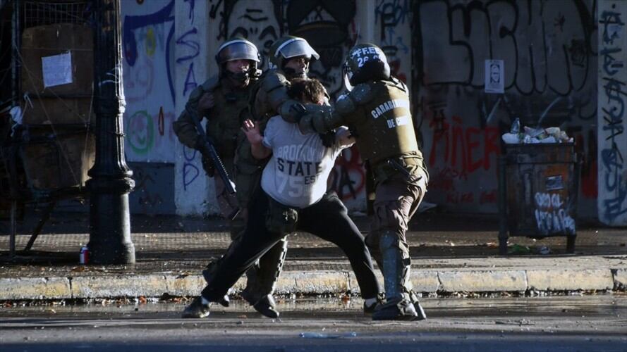 Protestas en Chile. Foto: Getty Images