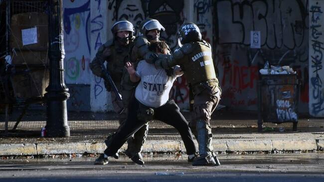 Protestas en Chile. Foto: Getty Images
